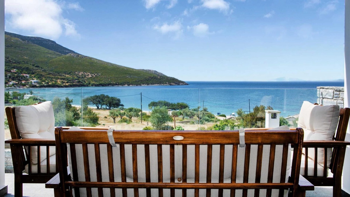 Nea Styra House | Nimporio Renidora Getaway - Private Seaview Oasis