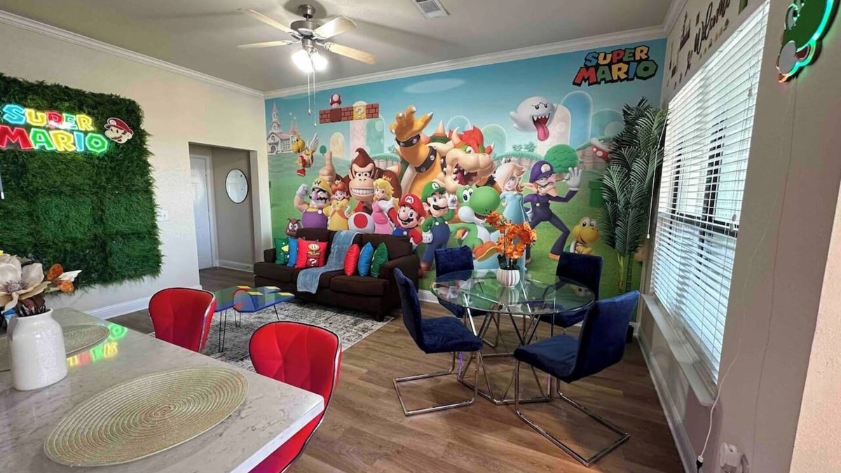 Houston Apartment | Nintendo Super Mario Arcade - 2BR/NRG/Med/Galleria