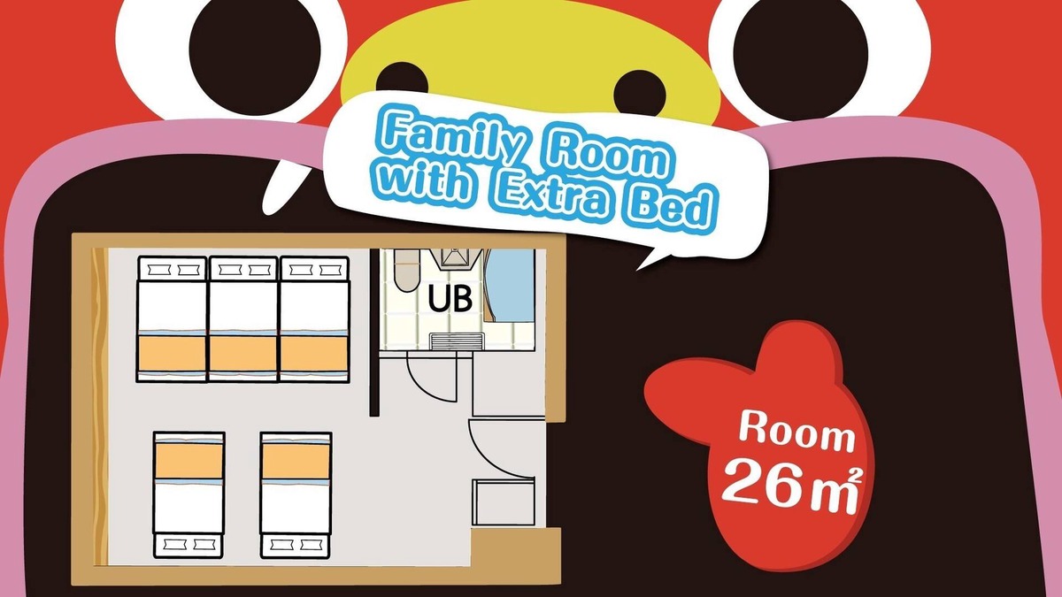 Asato House | Nonsmoking Family room Simmons bed 26 sqm | Pla / Naha Okinawa
