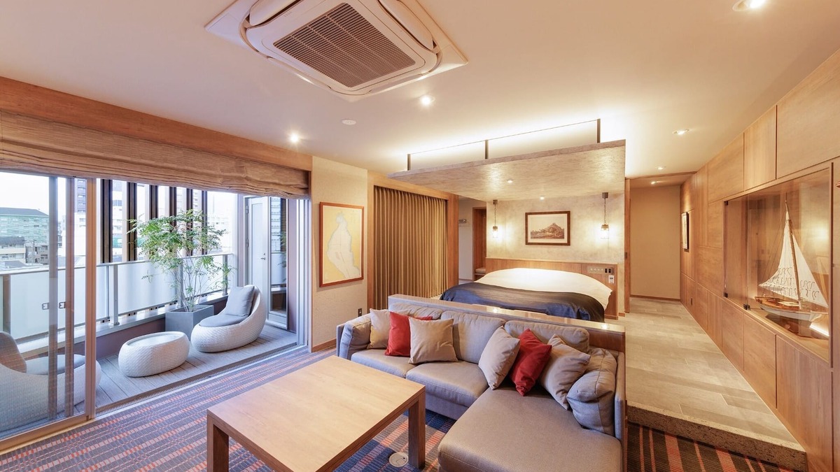 Hiroshima City Centre Hotel | Nonsmoking Suite double room with openair bath/Hiroshima Hiroshima