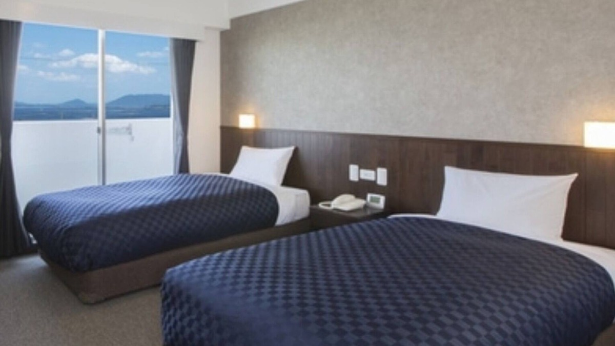 Hatsukaichi Hotel | Nonsmoking Westernstyle deluxe twin room Room/Hatsukaichi Hiroshima