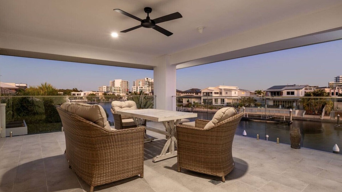 Biggera Waters House | North Quay Waterfront Family Holiday Home + Pool