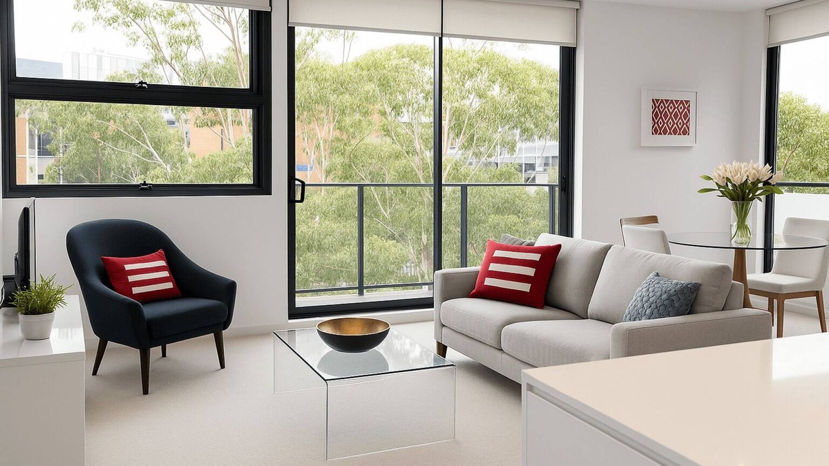 Macquarie Park Apartment | North Ryde- MP001 - Saunders Close - Executive 1BR with Balcony Resort Facilities Near Macquarie Centr