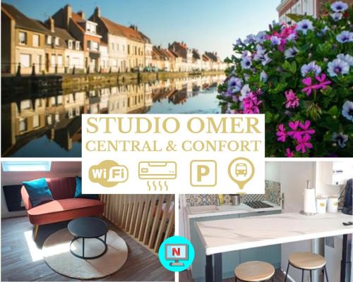 Saint-Omer Apartment | NOUVEAU STUDIO OMER - Netflix & Clim - Centre Ville Transports - Idéal PRO ou COUPLE - Cosy & Confort - OFFRE SPÉCIALE