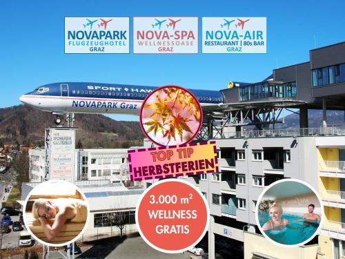 Graz Hotel | NOVAPARK Flugzeughotel Graz