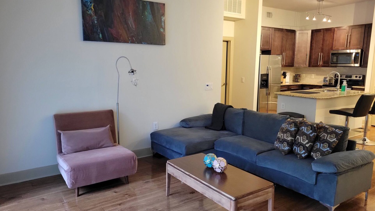 Astrodome Apartment | NRG & Medical Center, 2 bed/2bath w/Courtyard View - King Beds