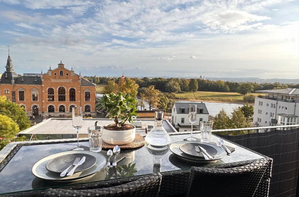 Mickten Apartment | Oasis Appart - Wohnen am Elbtal Dresden - Balkon - Netflix - Tiefgarage
