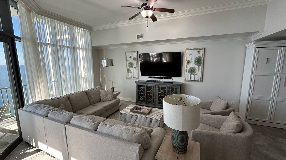 Orange Beach Condo | Oasis at Orange Beach 3BR 4 Bath Penthouse in Gulf Front w/Lazy River, Slide!