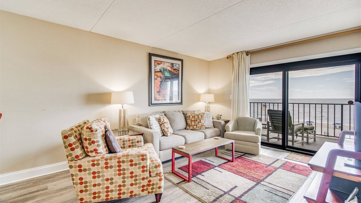 Ono Island Condo | Ocean Breeze West Premier Condo -Beachfront- NO HASSLE CHECK OUT