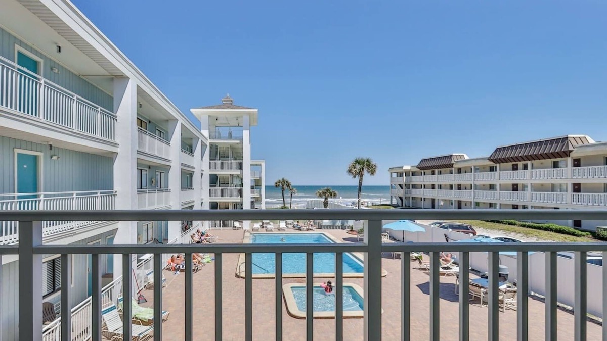 New Smyrna Beach Condo | Ocean View King Suite #203