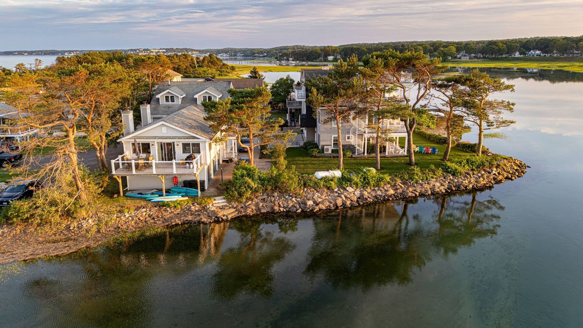 Ogunquit - Wells House | Ocean View, Riverfront Home w/Marsh Views, 2 Decks, Kayaks - Walk to Beach