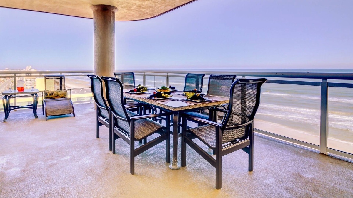 Daytona Beach Condo | Ocean Vistas 1101 Penthouse 3 BD 3.5 Bth, 3 Balconies, & Ocean Front Views!