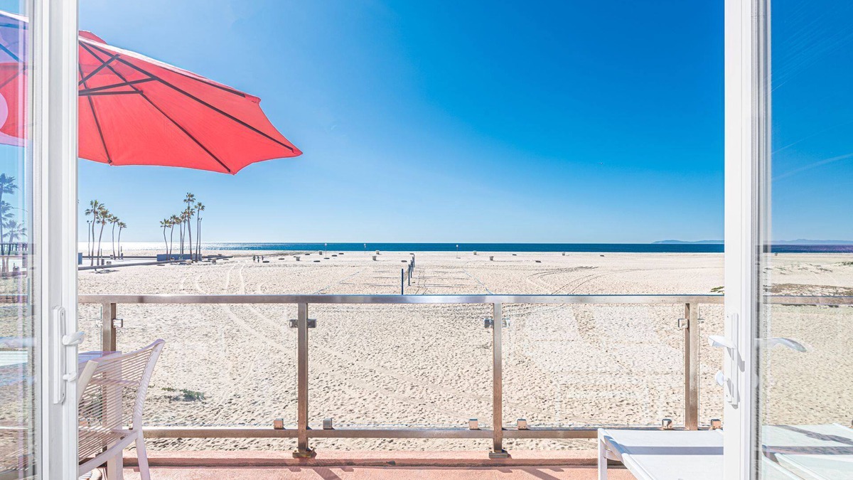 Balboa Peninsula Condo | Oceanfront 5BR Home with Spacious Balcony & Patio, Right on the Boardwalk!