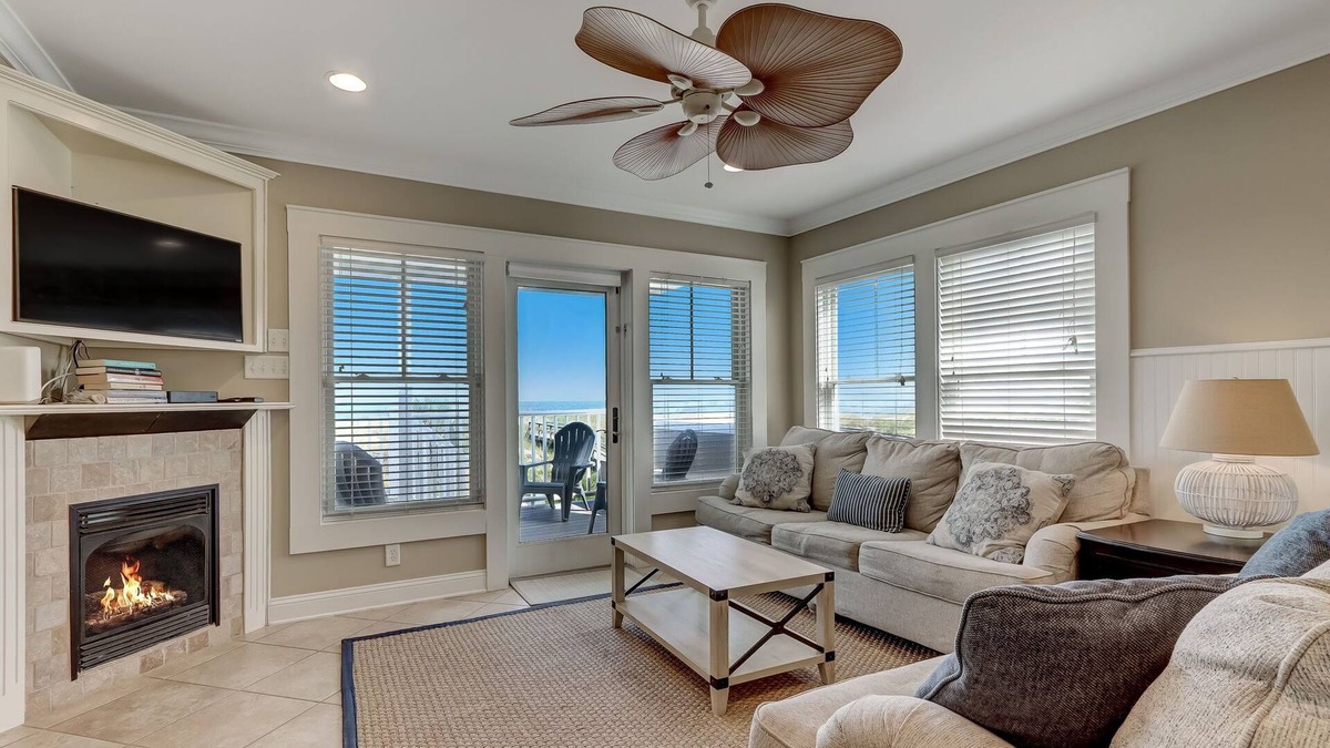 Ocean Cay House | Oceanfront | Beach Walkway | Double Balconies | Garage Access
