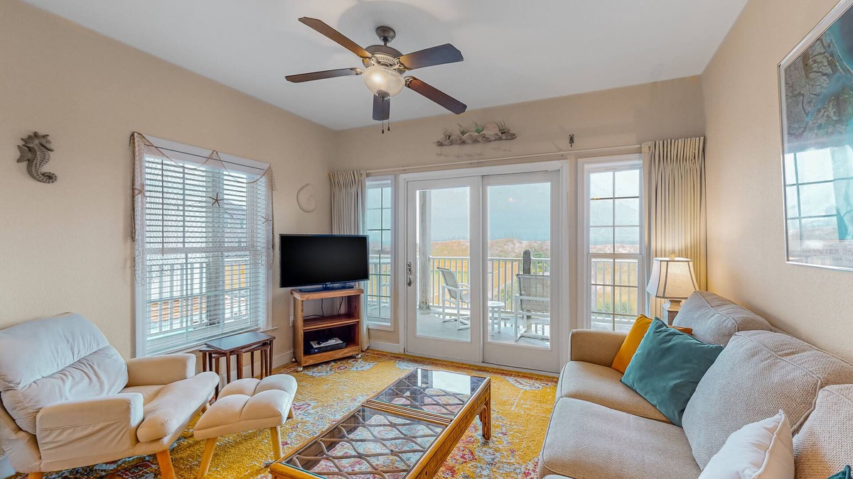 Hatteras Condo | Oceanfront condo with private balcony, hot tub, outdoor pool, & pool table
