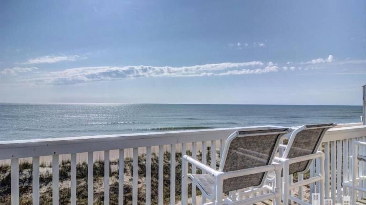 Kure Beach Condo | Oceanfront Condo with Fantastic Views