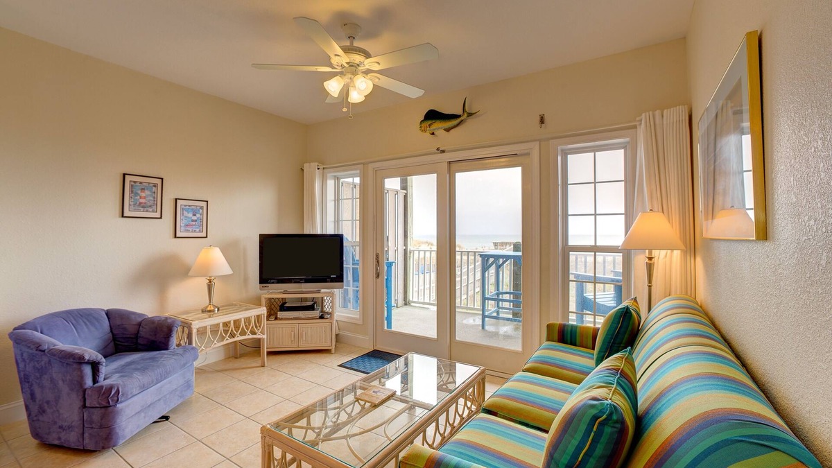 Hatteras Condo | Oceanfront cottage with ocean views, decks, hot tub, outdoor pool, washer/dryer