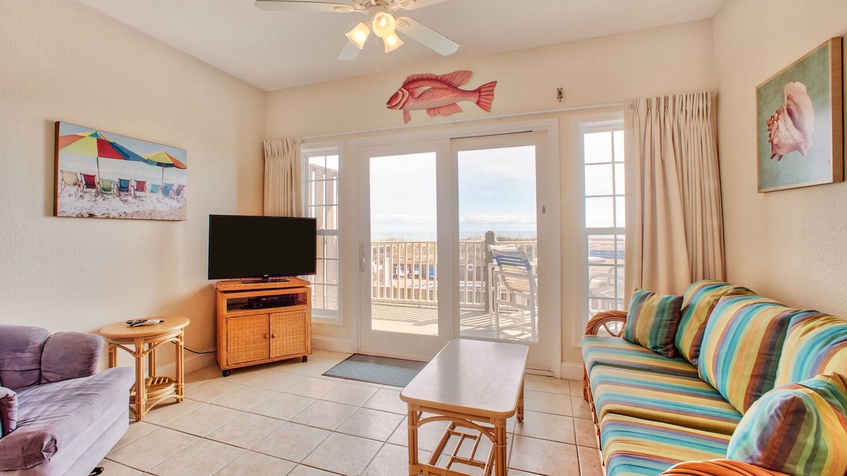 Hatteras House | Oceanfront, dog-friendly condo with pool, hot tub, large deck, fast WiFi, & view