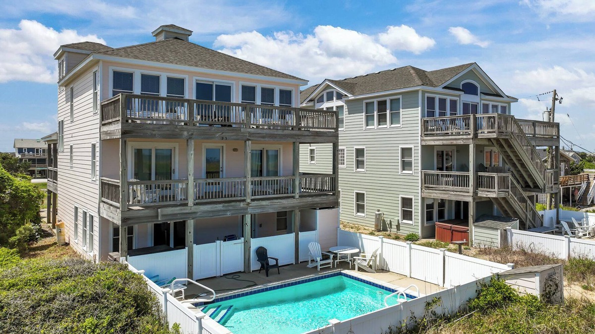 South Nags Head House | Oceanfront, Private pool and Hot tub!