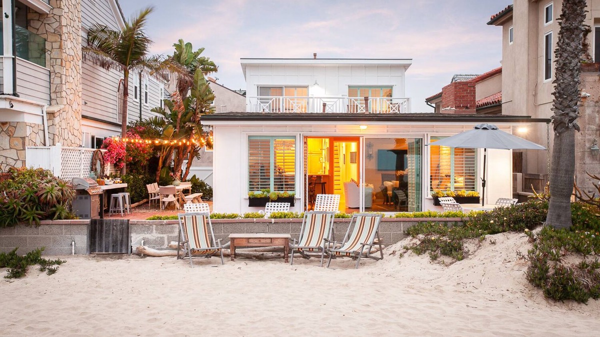 Santa Ana Heights House | Oceanfront. Stylish single family beach house. No crazy boardwalk.