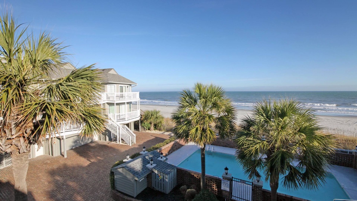 Surfside Beach House | Oceanfront Townhouse with pool, just a few steps from the beach!