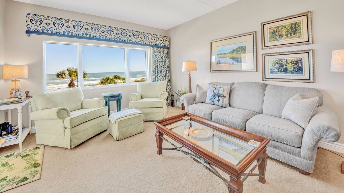 Fernandina Beach Condo | Oceanfront Views at Sea View on AIP Resort