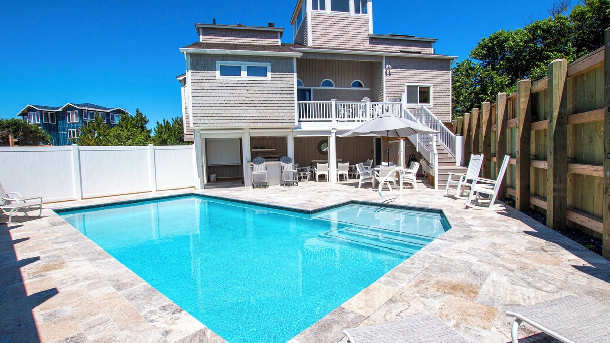 Duck House | Oceanside, Priv Pool, poolside grilling, sun decks, SEA6, Morningstar