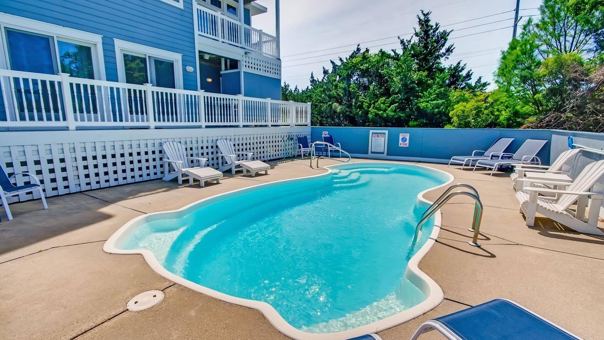 Ocean Isle Estates House | Oceanview Home in Avon w/Pool, Hot Tub, EV Charger, and Community Beach Access