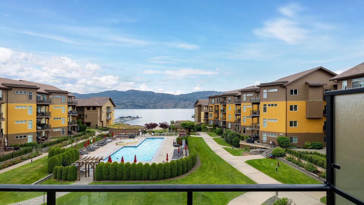 Westbank Condo | Okanagan Lake Beachfront Penthouse. 2 Bedrooms + den, 3 bath. Boatslip Option.