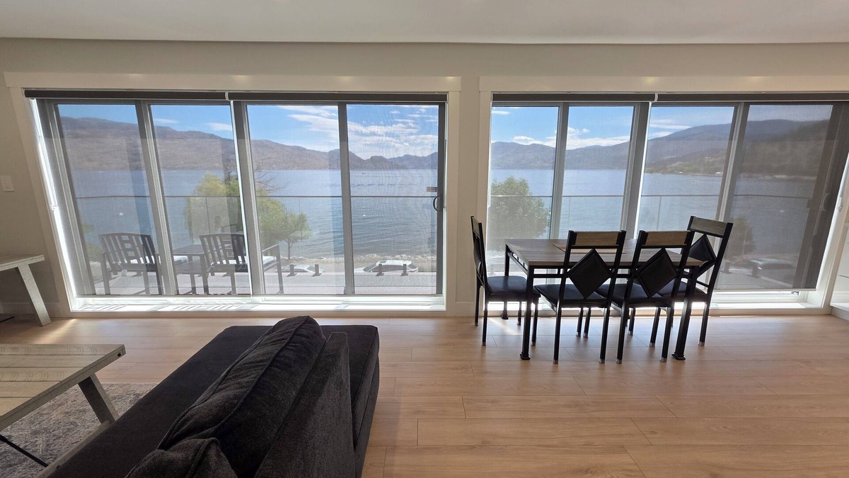 Central Okanagan Apartment | Okanagan Lake Luxury Suite with Kitchen Accommodations across the Lake n