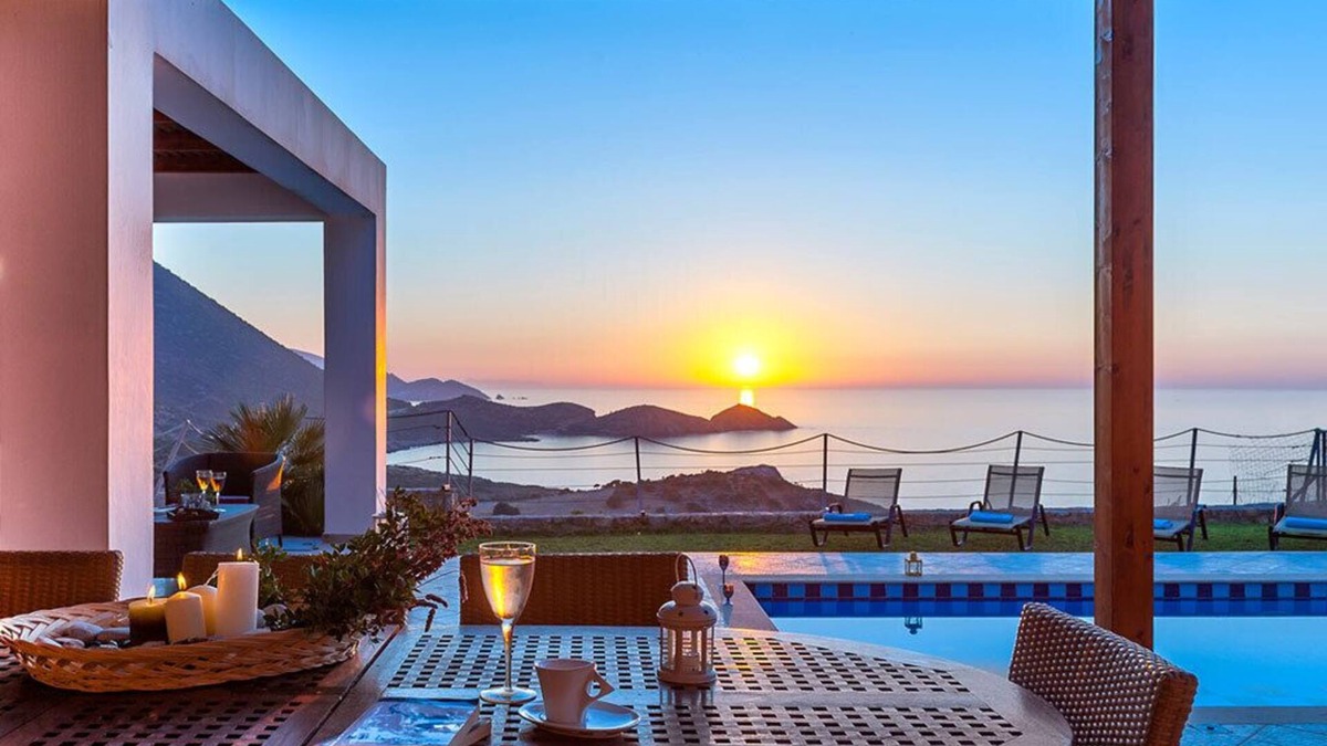 Drosia Villa | Okeanides Villas, 3-bedroom sea view Villas, 800 meters from a sandy beach