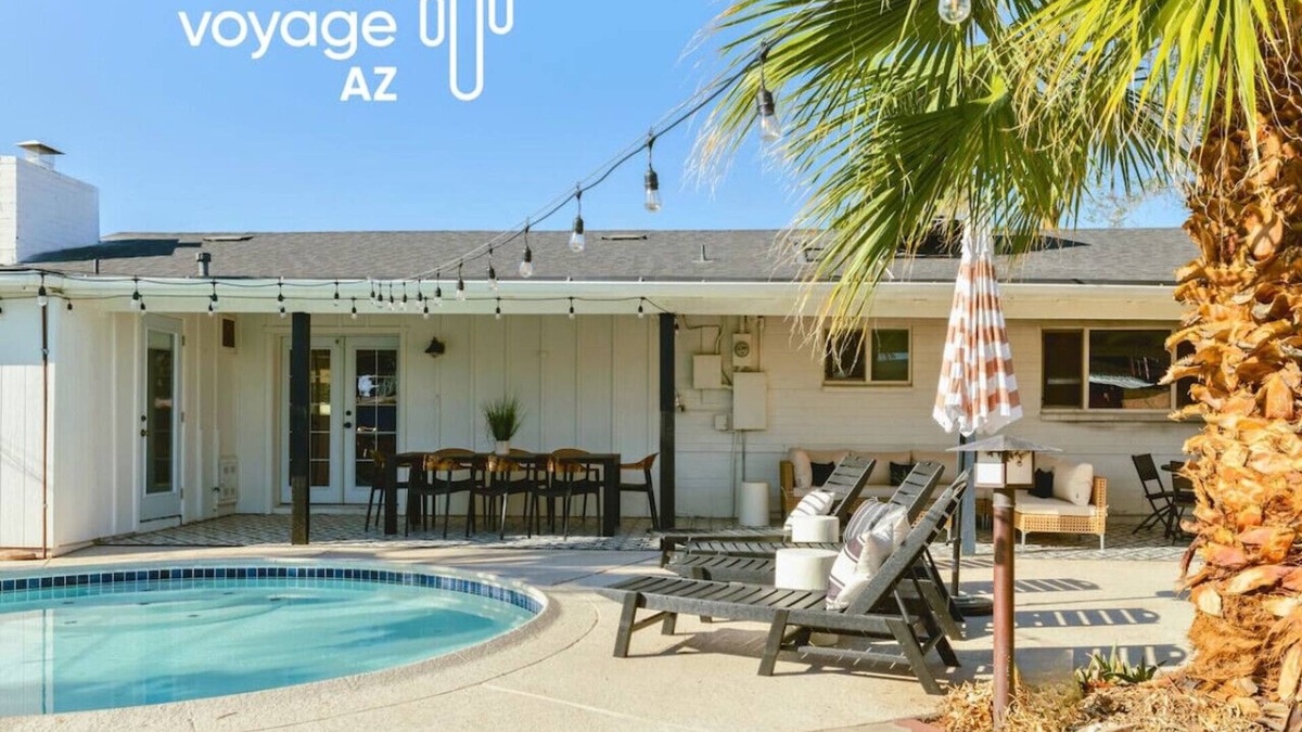 Papago Parkway House | Old Town Scottsdale Gem Heated Pool & Hot Tub