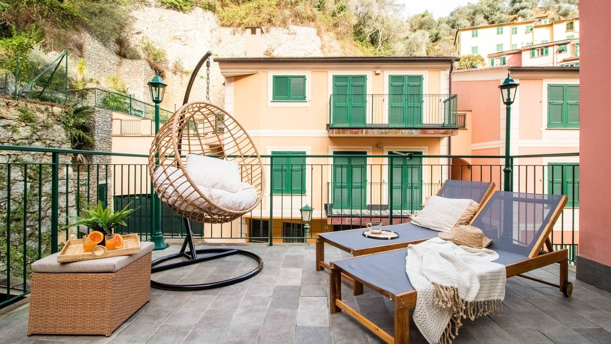 Portofino Apartment | Olive Bay Terrace in Portofino - 5min from Piazzetta