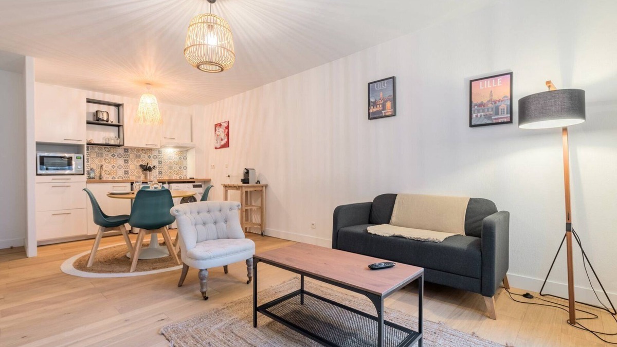 Wasquehal Apartment | One bedroom apartment with terrace