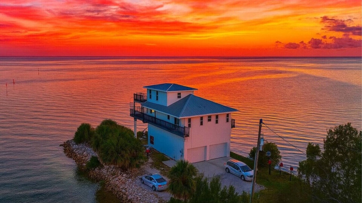 Spring Hill House | Optimystical Vista — Gulf-Front Escape with 270° Views & Elevator