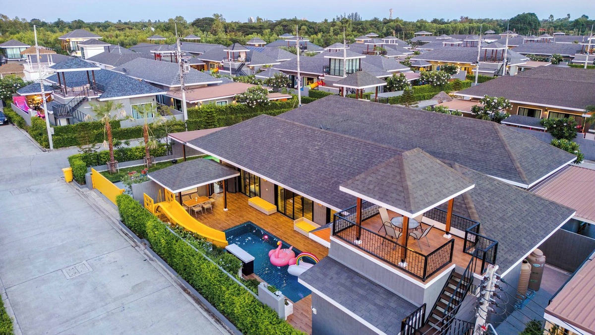 Kao Yai Villa | Orange Private Pool Villa, Near Cham Am Beach