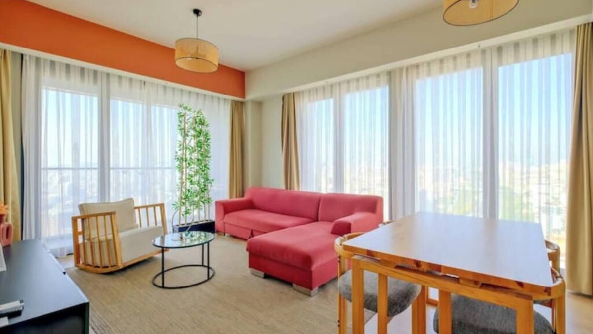 Umraniye Apartment | Orion - Modern 2BD Apt w/City View Pool & Parking