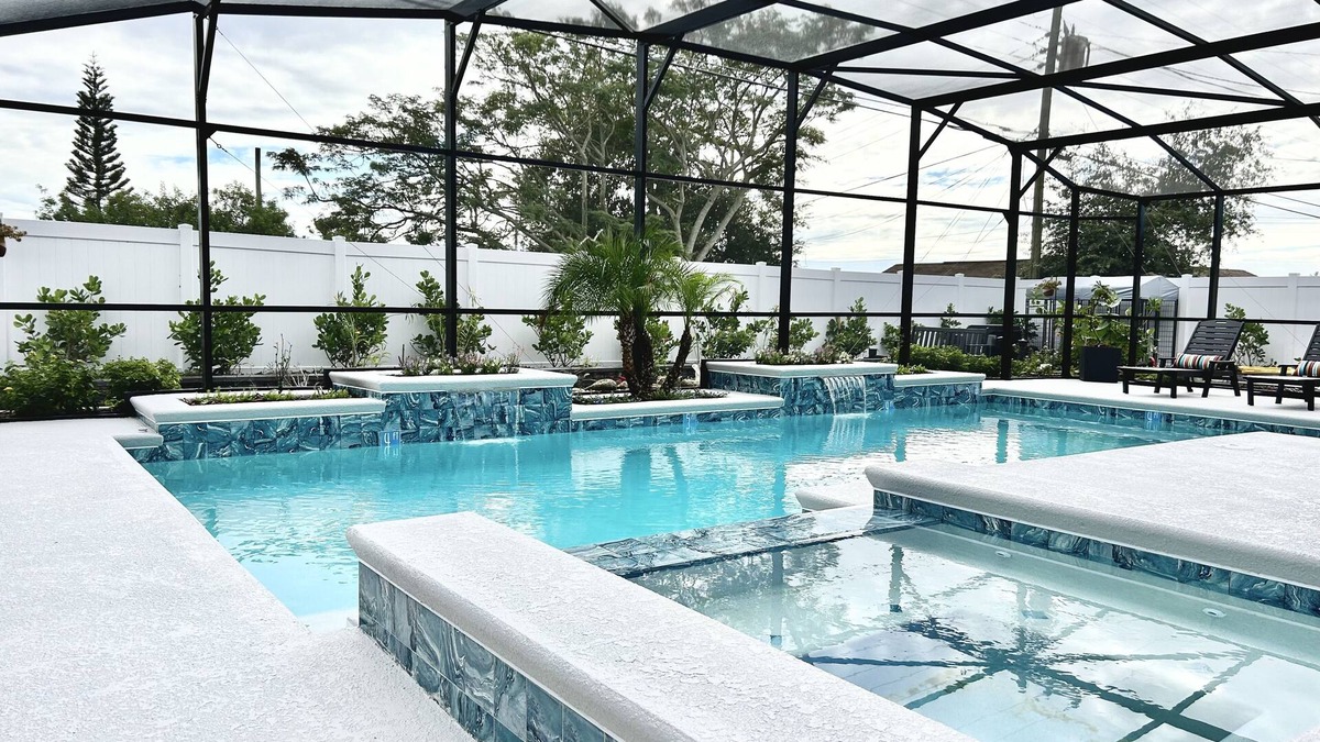 Titusville House | Orlando Vacation Rental Heated Pool & Spa 5 BR 3 BA Near Space, Nature, Disney