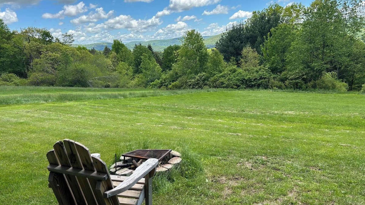 Unadilla Cabin | Our Rustic Serenity Camp is 190 sq ft and over looks the river valley.