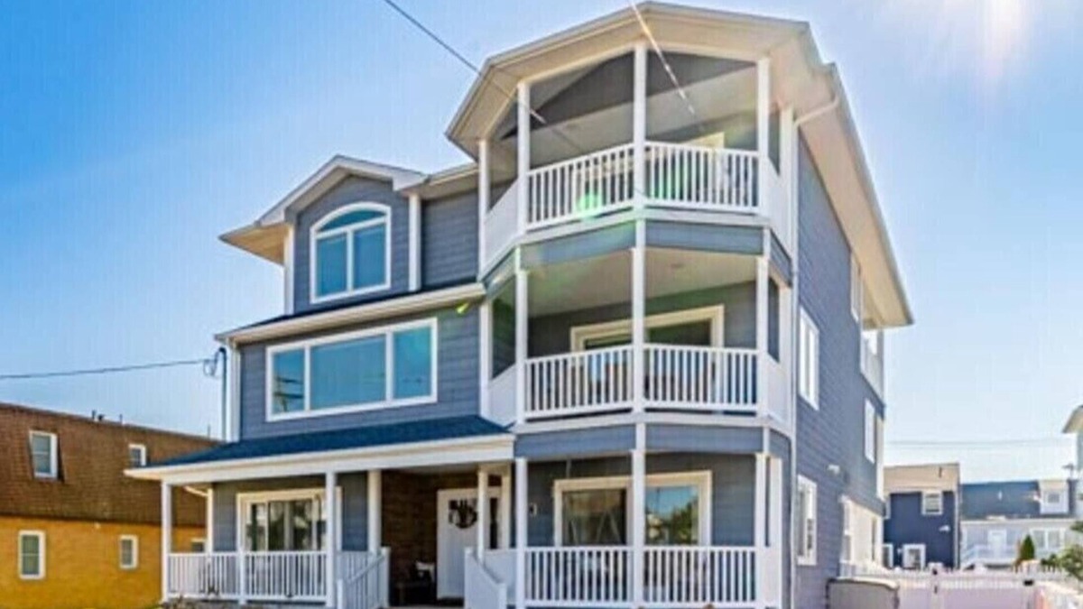 Ortley Beach House | Outdoor, heated pool, rooftop terrace, game room, mutiple decks