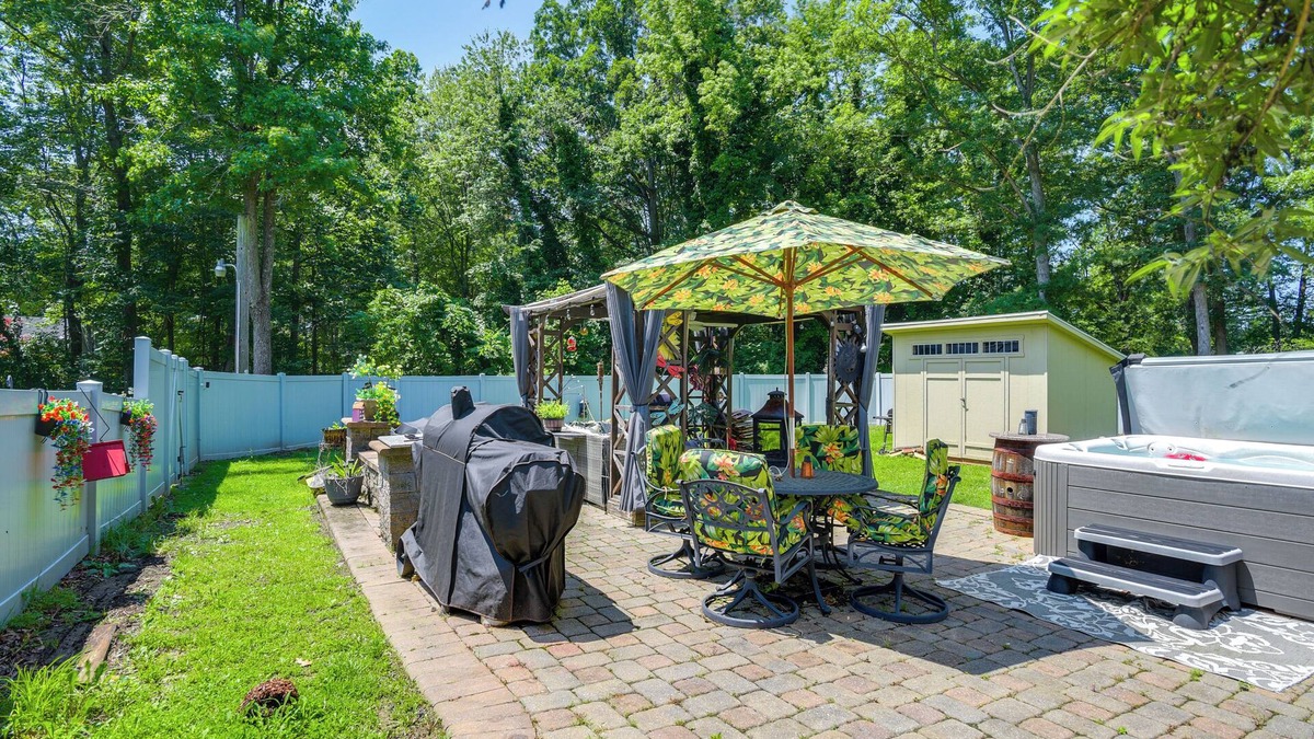 North East House | Outdoor Oasis + Hot Tub: Maryland Home w/Bar!