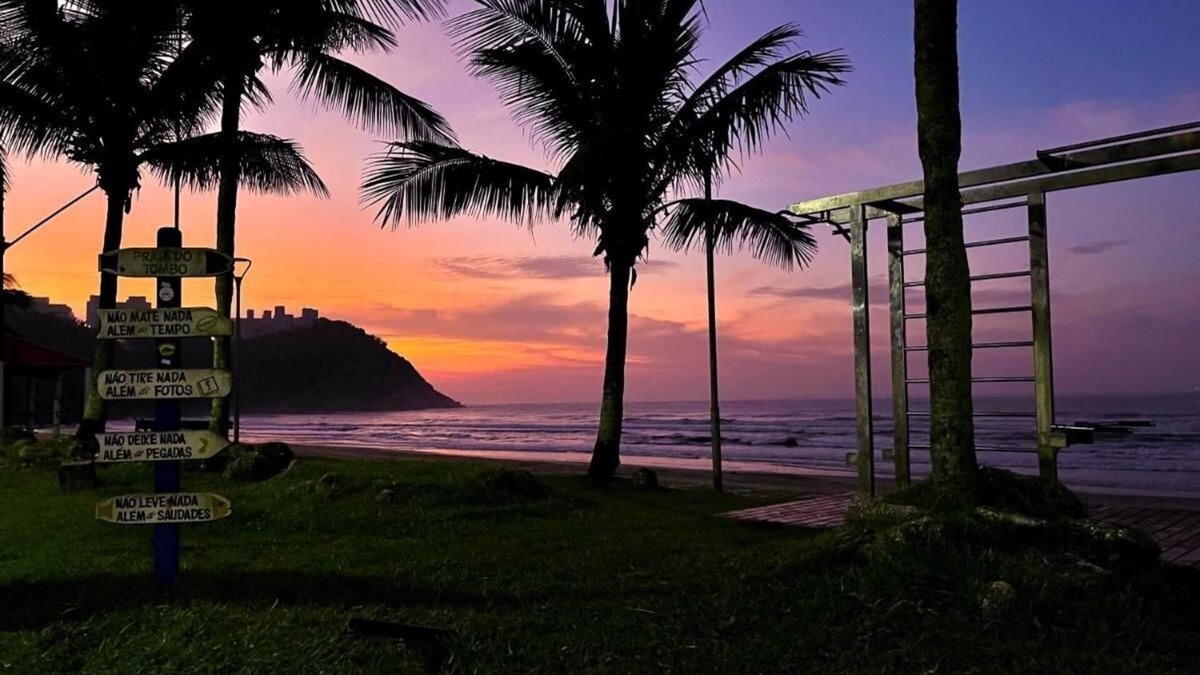 Tombo Apartment | Pé na areia do Guarujá - Praia do Tombo (5-E)