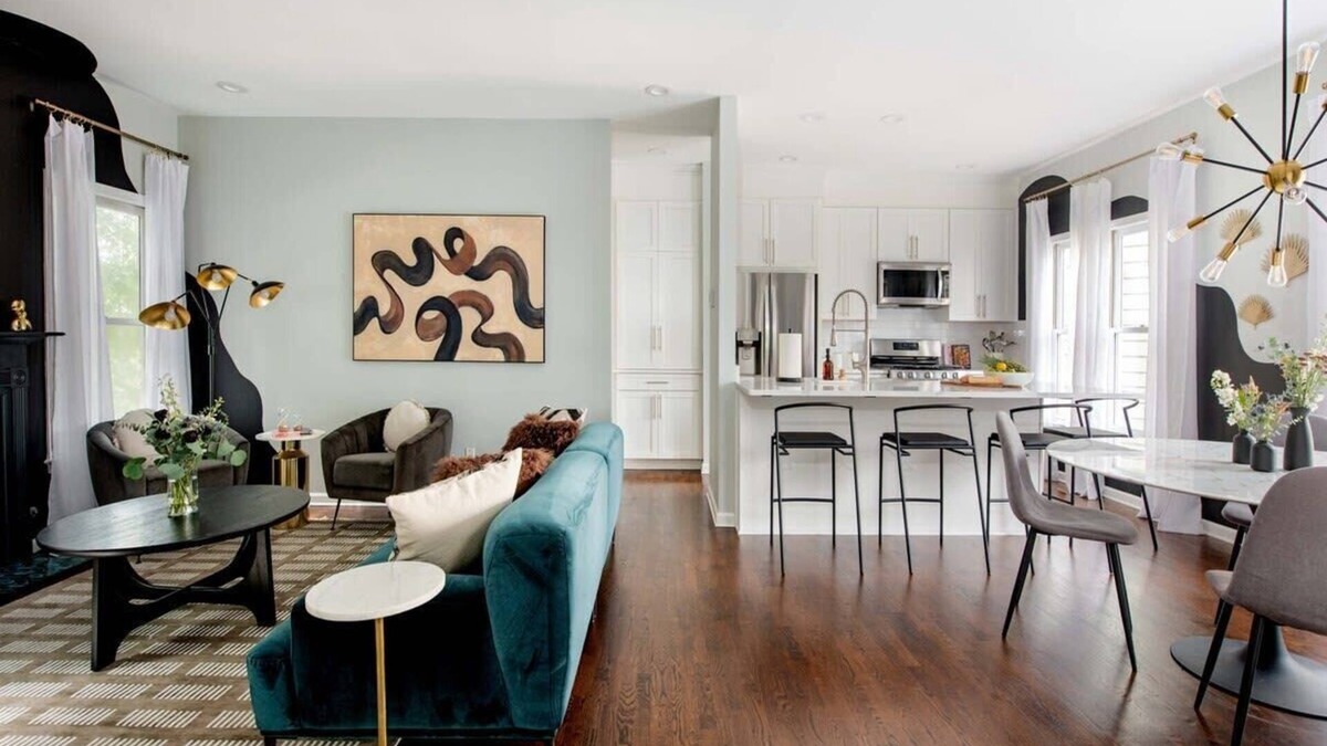Virginia Highland House | Paint it Black by Minty Living