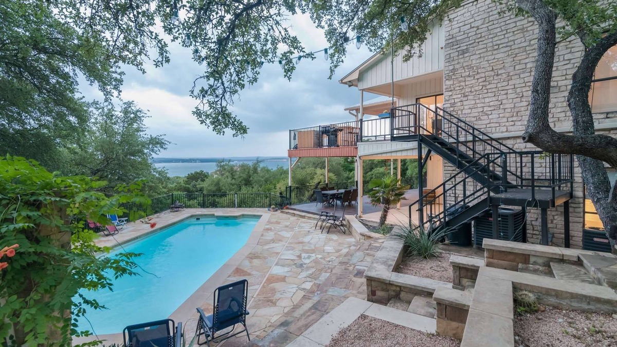 Comanche Trail House | Palatial Property Pairs Pool, Pickleball, Piano and Panoramic Views