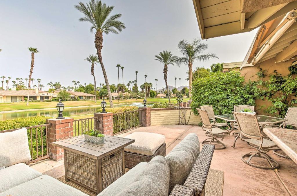 Palm Desert Apartment | Palm Desert Escape with Patio and Shared Pool!