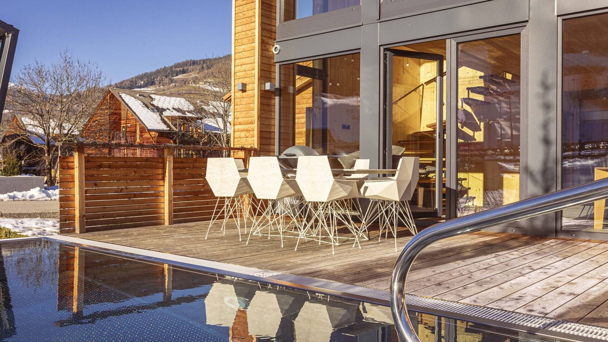 Sankt Lorenzen ob Murau Ski Chalet | Panorama chalet # 8 with sauna & pool