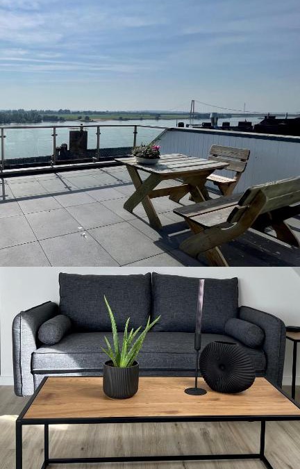 Emmerich Apartment | PANORAMA - Exklusives Apartment an der Promenade mit Dachterrasse & Rheinblick