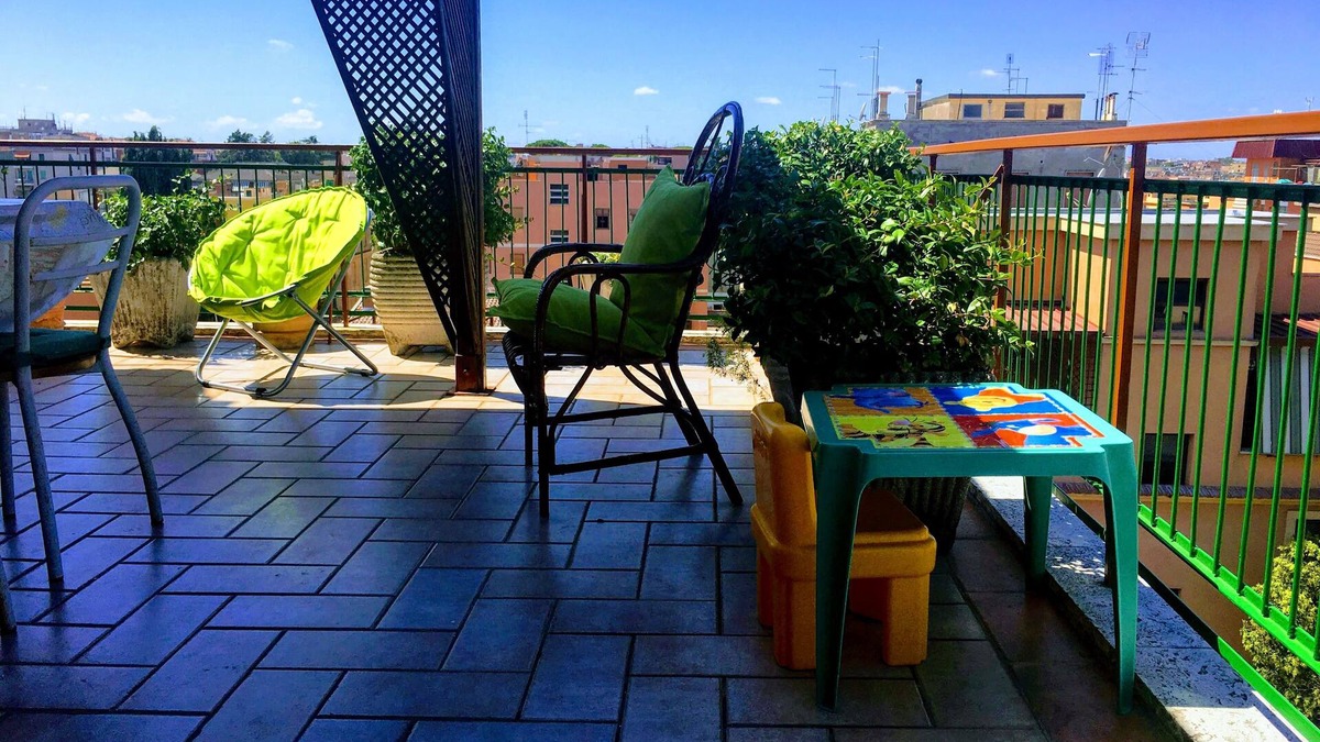 Quartiere XXIII Alessandrino Apartment | Panoramic and Bright Penthouse is Waiting for you
