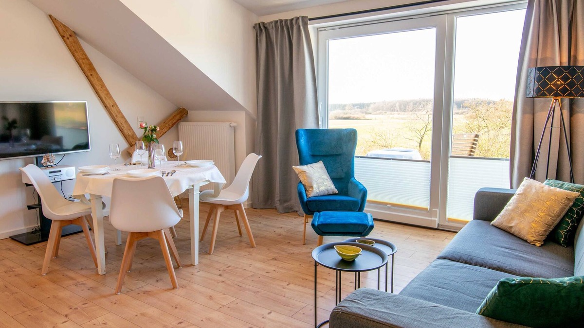 Zarrendorf Apartment | Panoramic view 2 - Landhaus Wiesenblick