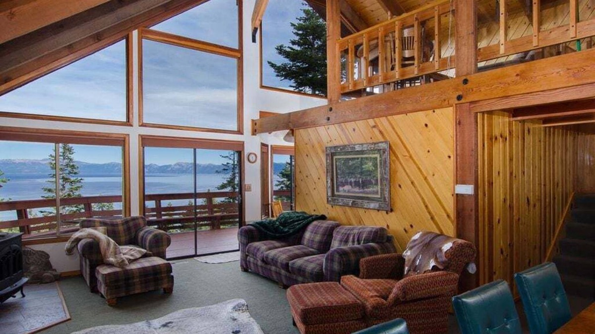 Tahoma House | Panoramic View Of Lake Tahoe, Access Private Sandy Beach-Buoy Possible